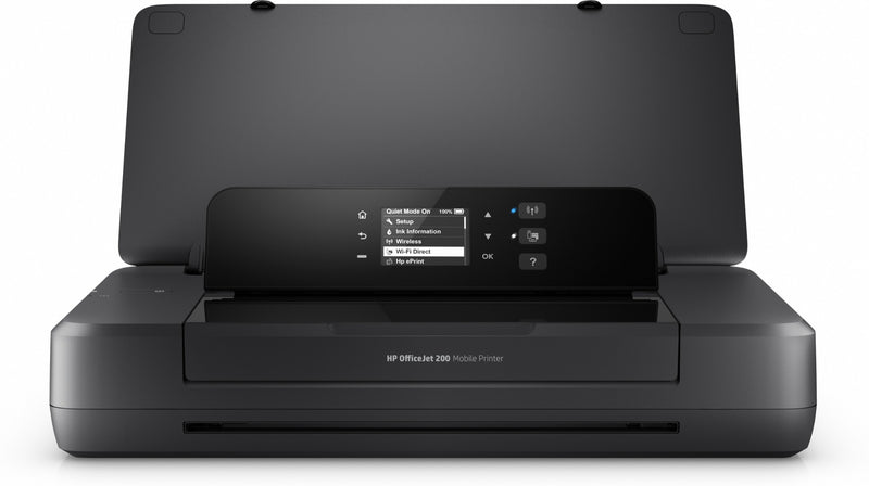 HP Officejet 200 Mobile Printer, Color, Printer for Small office, Print, Front-facing USB printing