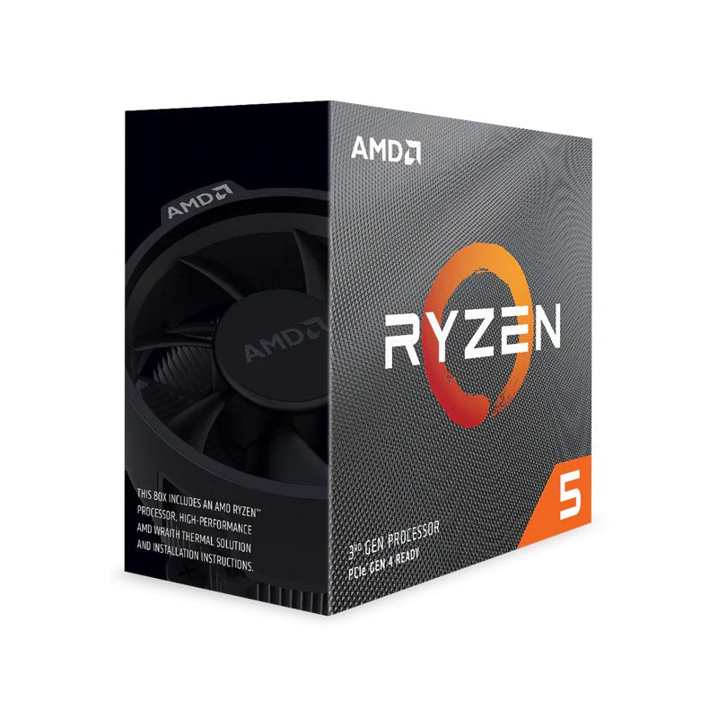 AMD-P AMD Ryzen 5 3600, 6 Core AM4 CPU, 3.6GHz 4MB 65W w/Wraith Stealth Cooler Fan (AMDCPU)(AMDBOX)
