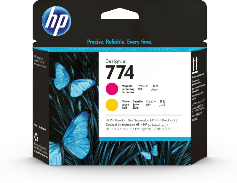 HP 774 Magenta/Yellow DesignJet Printhead