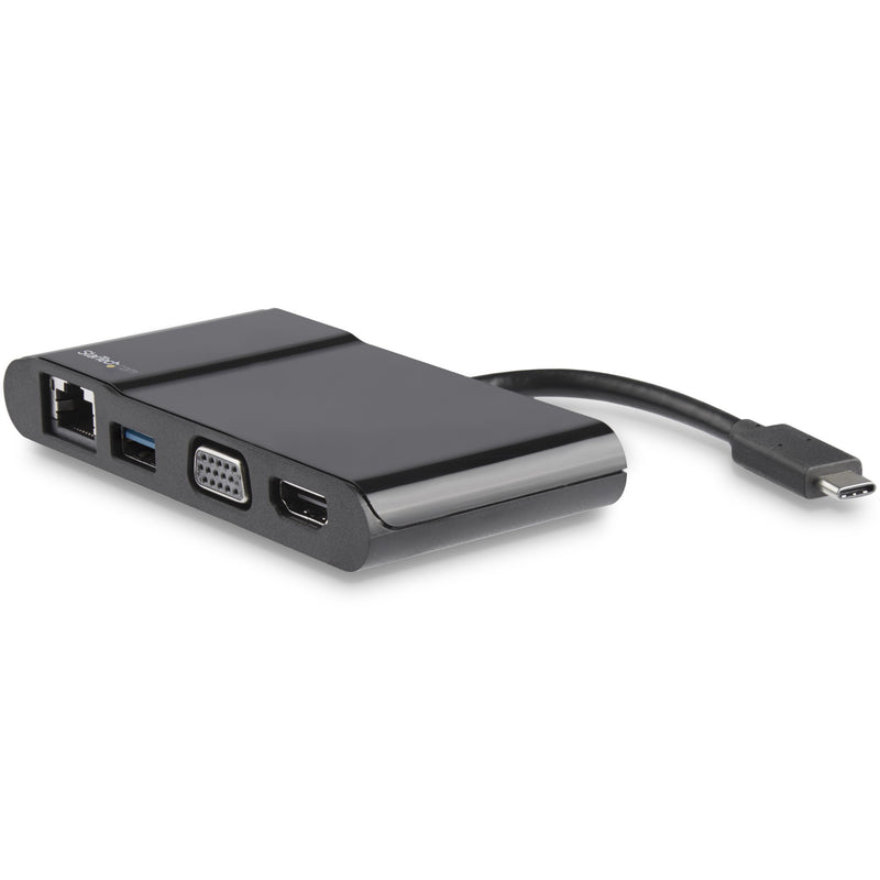StarTech USB-C Multiport Adapter - USB-C Travel Dock with 4K HDMI or 1080p VGA, Gigabit Ethernet, 5Gbps USB-A 3.0 - Discontinued, Limited Stock, & Replaced by DKT31CHVL