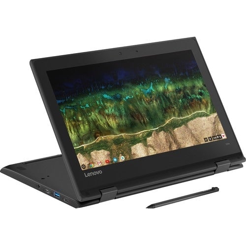 Lenovo 500e Chromebook 29.5 cm (11.6") Touchscreen HD Intel® Celeron® N 4 GB LPDDR4-SDRAM 32 GB eMMC Wi-Fi 5 (802.11ac) Chrome OS Black