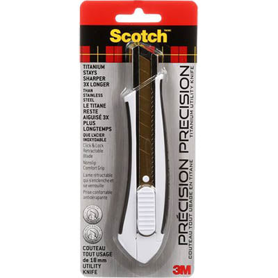 Scotch TI-KS Silver Snap-off blade knife