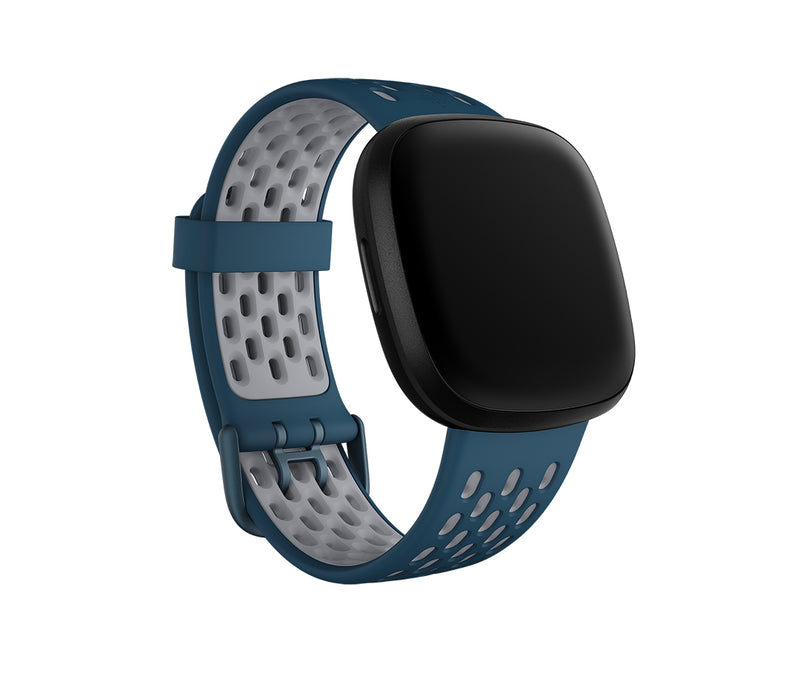 Fitbit FB174SBNVGYL Smart Wearable Accessories Band Blue, Grey Aluminium, Silicone