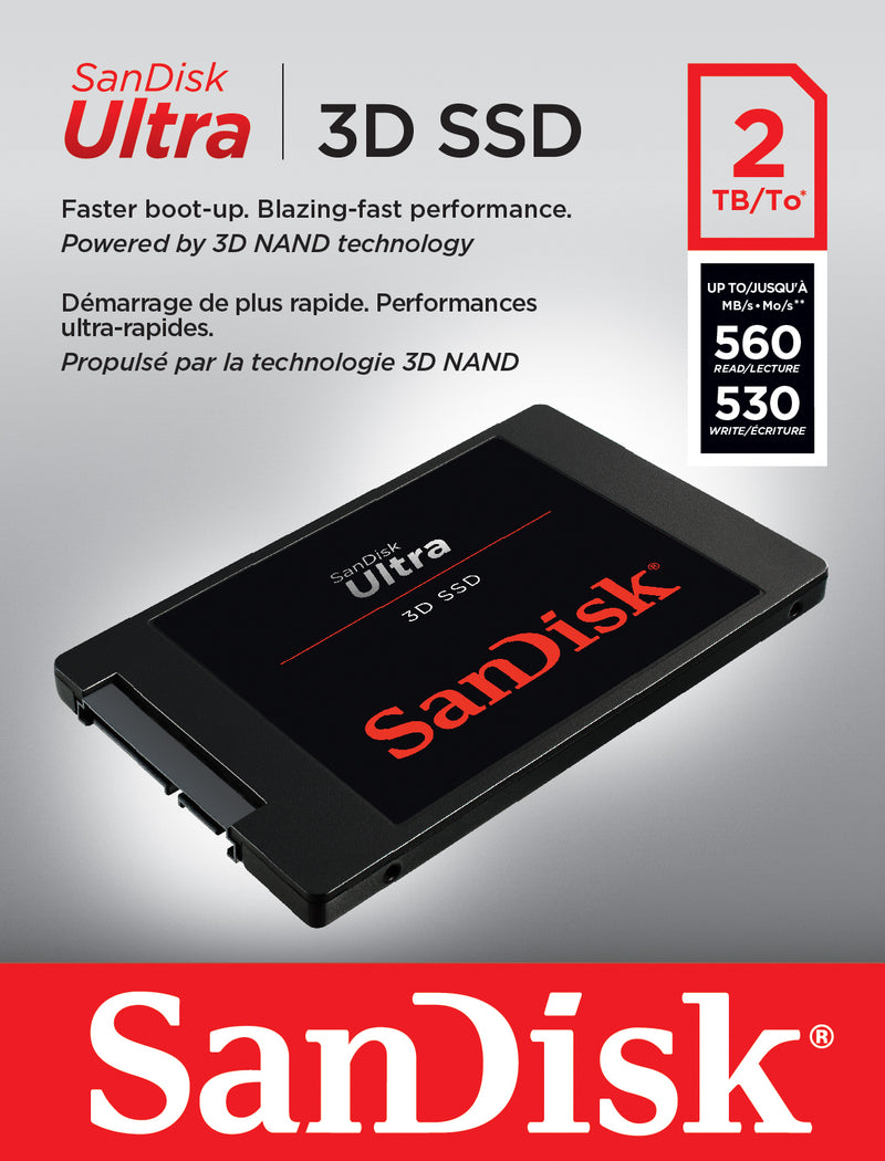Sandisk Ultra 3D 2.5 2000 GB Serial ATA III