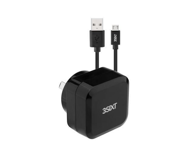 3SIXT 3S-1013 mobile device charger Black Indoor