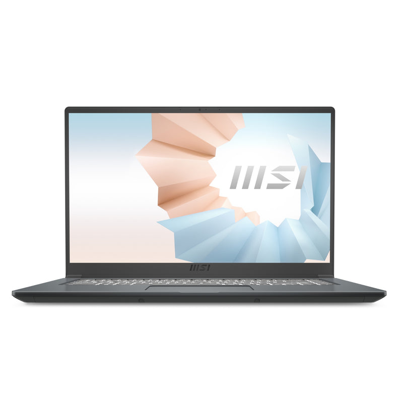 MSI Modern 15 A11MU-844AU i7-1195G7 Notebook 39.6 cm (15.6") Full HD IntelÂ® Coreâ¢ i7 8 GB DDR4-SDRAM 512 GB SSD Wi-Fi 6 (802.11ax) Windows 10 Home Grey