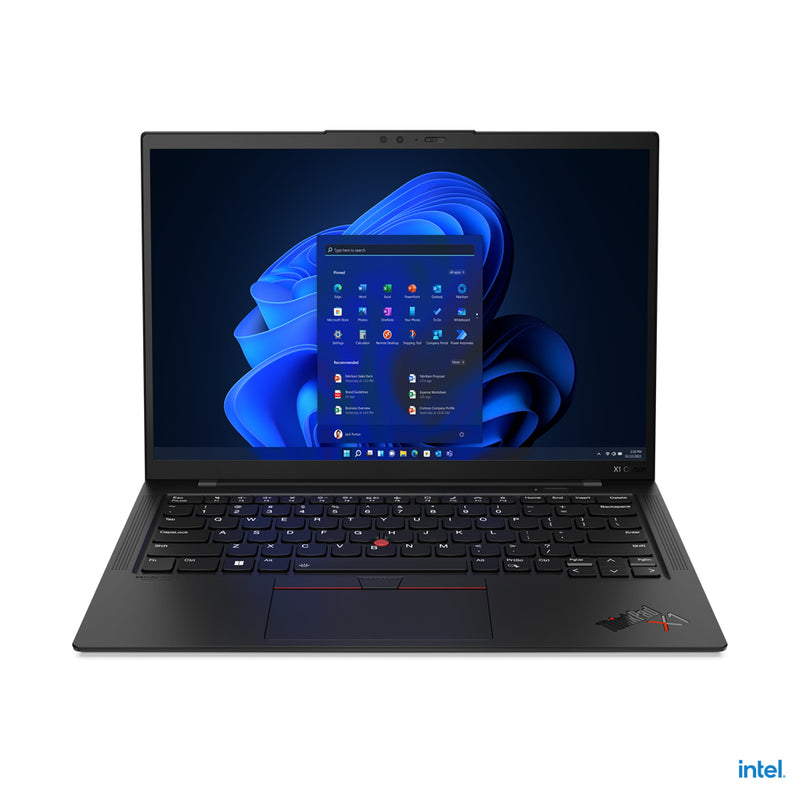 Lenovo ThinkPad X1 Carbon i5-1235U Notebook 35.6 cm (14") WUXGA Intel® Core™ i5 16 GB LPDDR5-SDRAM 256 GB SSD Wi-Fi 6E (802.11ax) Windows 11 Pro Black