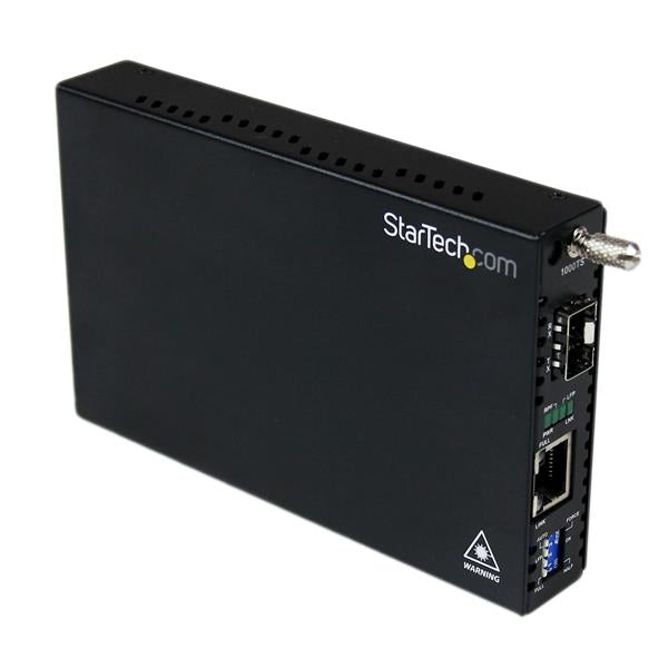StarTech Gigabit Ethernet Fiber Media Converter with Open SFP Slot
