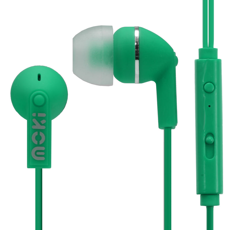 Moki ACC HCBMG headphones/headset Wired In-ear Calls/Music Green
