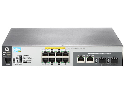 Hewlett Packard Enterprise Aruba 2530 8 PoE+ Internal PS Managed L2 Fast Ethernet (10/100) Power over Ethernet (PoE) 1U Grey