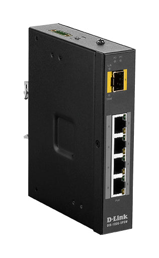 D-Link DISâ100Gâ5PSW Unmanaged L2 Gigabit Ethernet (10/100/1000) Power over Ethernet (PoE) Black