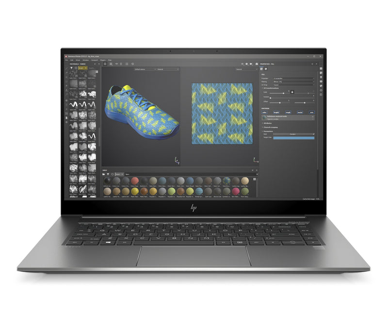 HP ZBook Studio G7 DDR4-SDRAM Mobile workstation 39.6 cm (15.6") 1920 x 1080 pixels 9th gen Intel® Core™ i9 32 GB 1000 GB SSD NVIDIA Quadro T2000 Wi-Fi 6 (802.11ax) Windows 10 Pro Silver