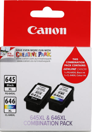 Canon PG-645XL CL-646XL ink cartridge Original Black