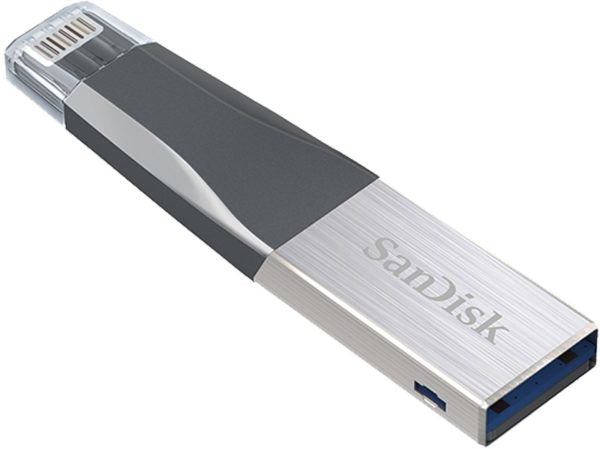 Sandisk IXpand Mini 32GB USB flash drive USB Type-A / Lightning 3.2 Gen 1 (3.1 Gen 1) Grey,Silver