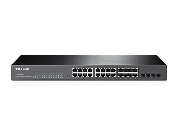 TP-LINK T1600G-28TS (TL-SG2424) Managed L2+ Gigabit Ethernet (10/100/1000) 1U Black