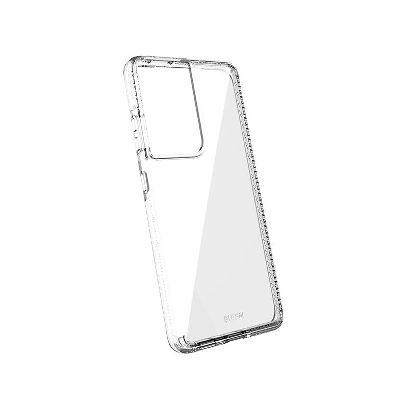EFM Zurich Case for Samsung Galaxy S21 Ultra 5G - Clear (EFCTPSG272CLE), Antimicrobial, 2.4m Military Standard Drop Tested, Shock and drop protection