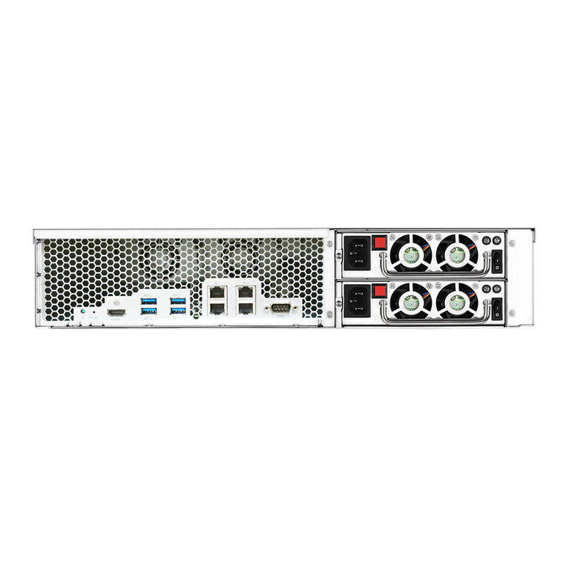Asustor AS6212RD NAS/storage server Ethernet LAN Rack (2U) Black