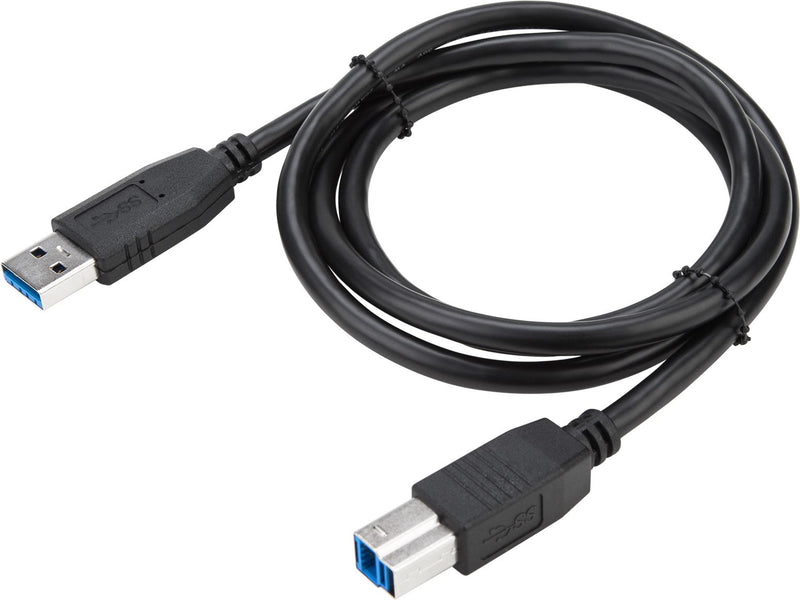 Targus 1m USB 3.0 USB cable USB 3.2 Gen 1 (3.1 Gen 1) USB A USB B Black