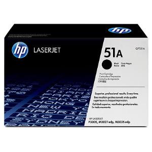 HP 51A BLACK TONER 6,500 PAGE YIELD FOR LJ P3005, M3027, M3035