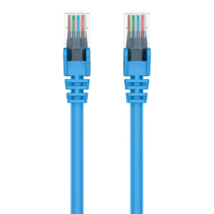 Belkin A3L980BT03MBLUS networking cable Blue 3 m Cat6 U/UTP (UTP)