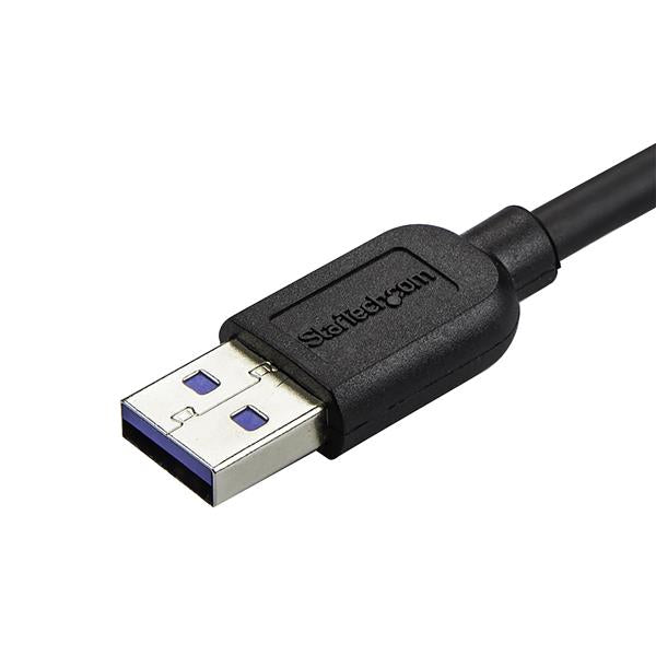 StarTech Slim Micro USB 3.0 Cable - M/M - Right-Angle Micro-USB - 0.5m (20in)