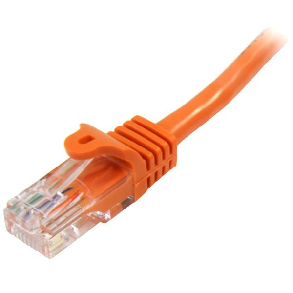 StarTech Cat5e Ethernet Patch Cable with Snagless RJ45 Connectors - 7 m, Orange