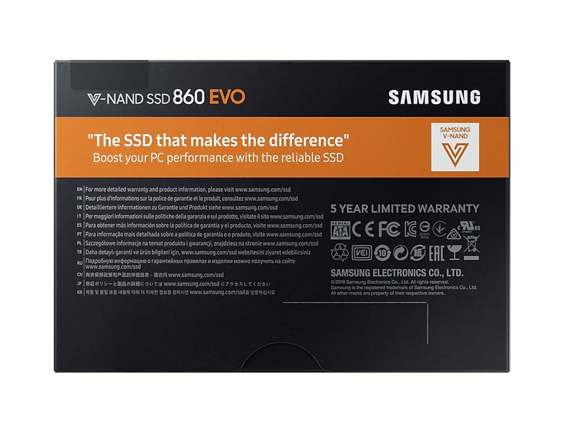 Samsung 860 EVO 2.5" 4000 GB Serial ATA III V-NAND MLC