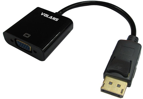 Volans VL-DPVG video cable adapter DisplayPort VGA (D-Sub) Black
