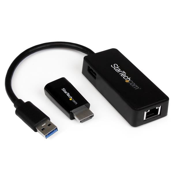 StarTech Samsung Chromebook 2 & Series 3 HDMI to VGA and USB 3.0 Gigabit Ethernet Accessory Bundle