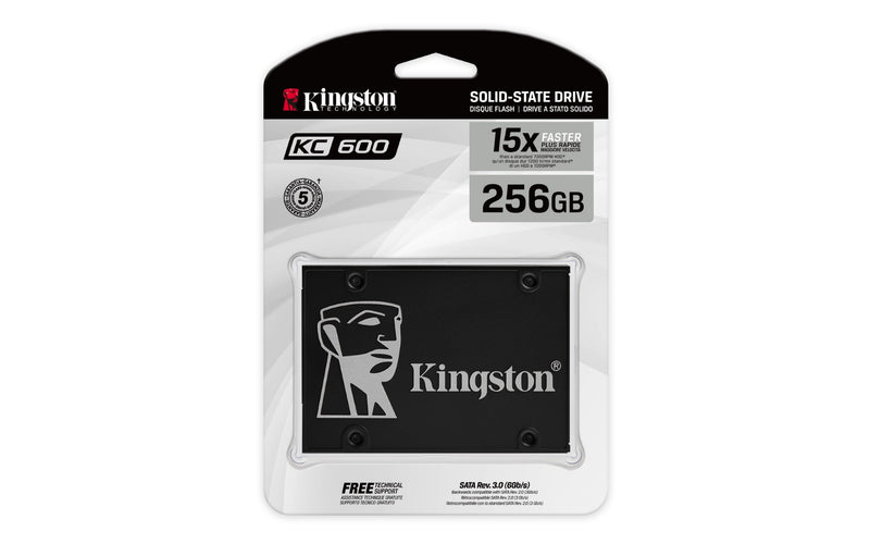 Kingston KC600 2.5" 256 GB Serial ATA III 3D TLC