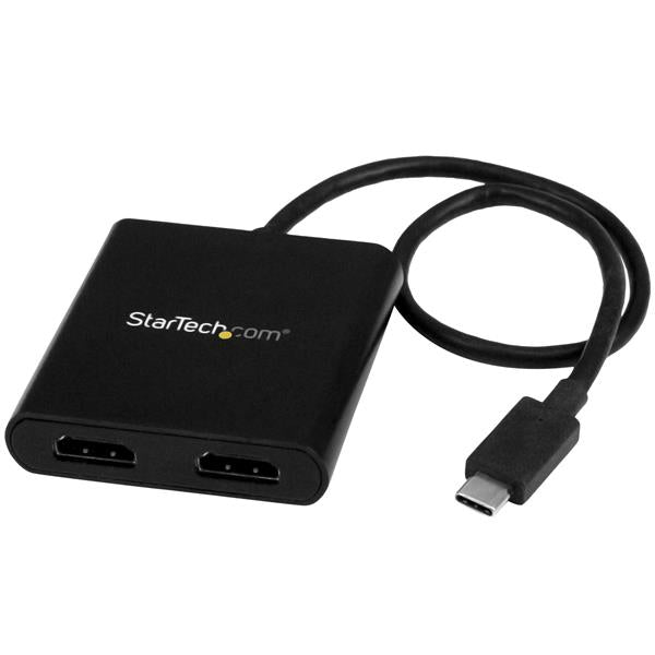 StarTech 2-Port Multi Monitor Adapter - USB-C to 2x HDMI Video Splitter - USB Type-C to HDMI MST Hub - Dual 4K 30Hz or 1080p 60Hz - Thunderbolt 3 Suitable - Windows Only