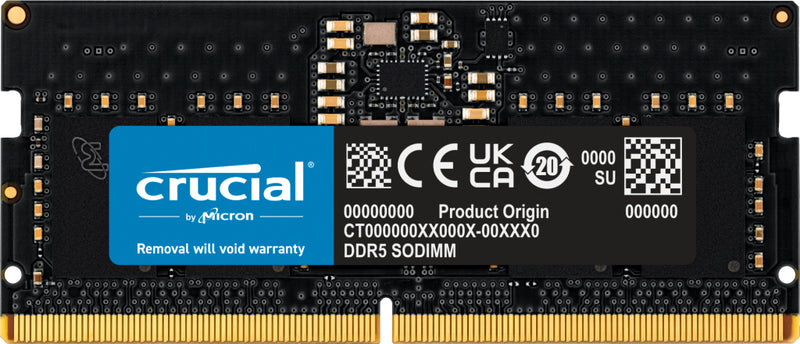 Crucial CT8G52C42S5 memory module 8 GB 1 x 8 GB DDR5 5200 MHz ECC