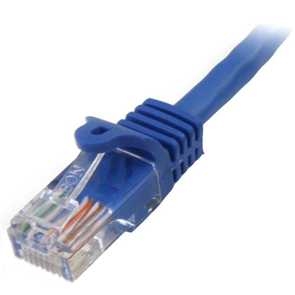 StarTech Cat5e Ethernet Patch Cable with Snagless RJ45 Connectors - 7 m, Blue