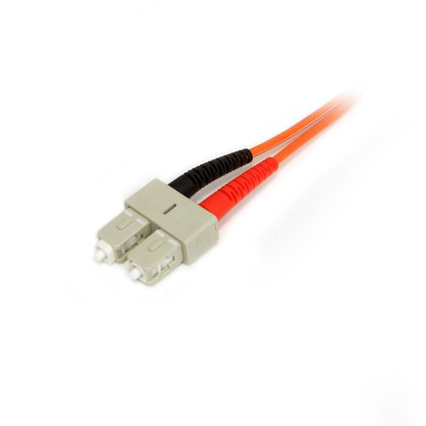 StarTech Fiber Optic Cable - Multimode Duplex 50/125 - LSZH - LC/SC - 1 m