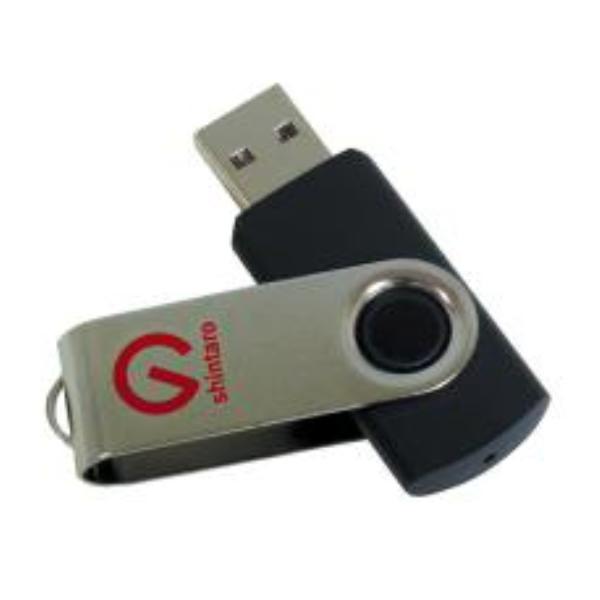 Shintaro 128GB Rotating Pocket Disk USB3.2 (Gen 1) - Backwards Suitable with USB 2.0 & USB 3.0/3.2