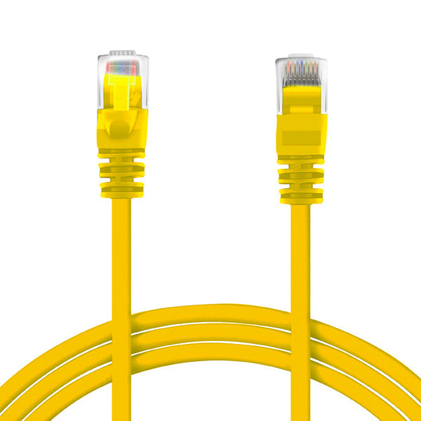 SPEED 0.25M RJ45 CAT6 PATCH CABLE YELLOW