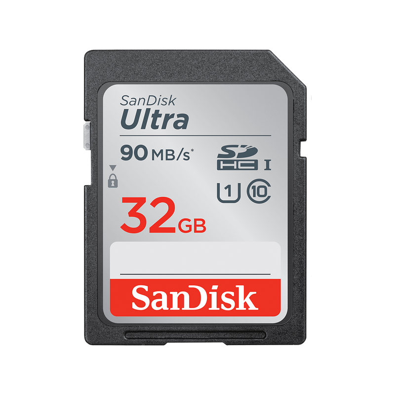 Sandisk Ultra memory card 32 GB SDHC Class 10 UHS-I