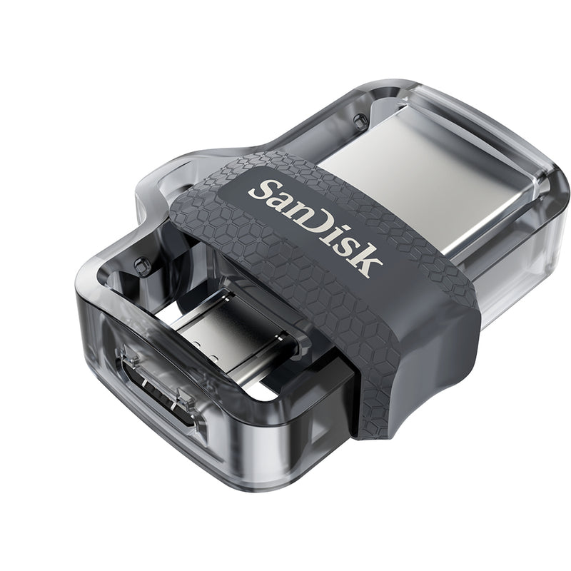 Sandisk Ultra Dual m3.0 USB flash drive 16 GB USB Type-A / Micro-USB 3.2 Gen 1 (3.1 Gen 1) Black,Silver,Transparent