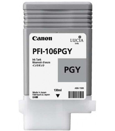 Canon PFI-106PGY LUCIA EX PHOTO GREY INK FOR IPF6300IPF6300SIPF6