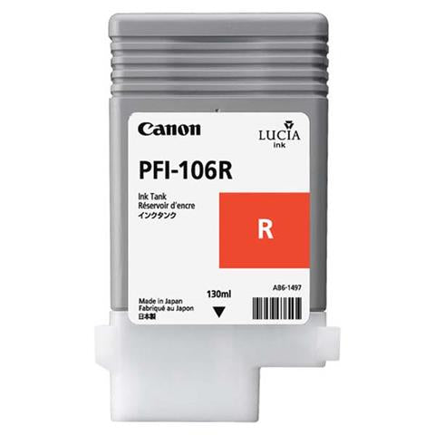 Canon PFI-106R LUCIA EX RED INK CARTRIDGE FOR IPF6300,IPF6300S,IPF6350,IPF64