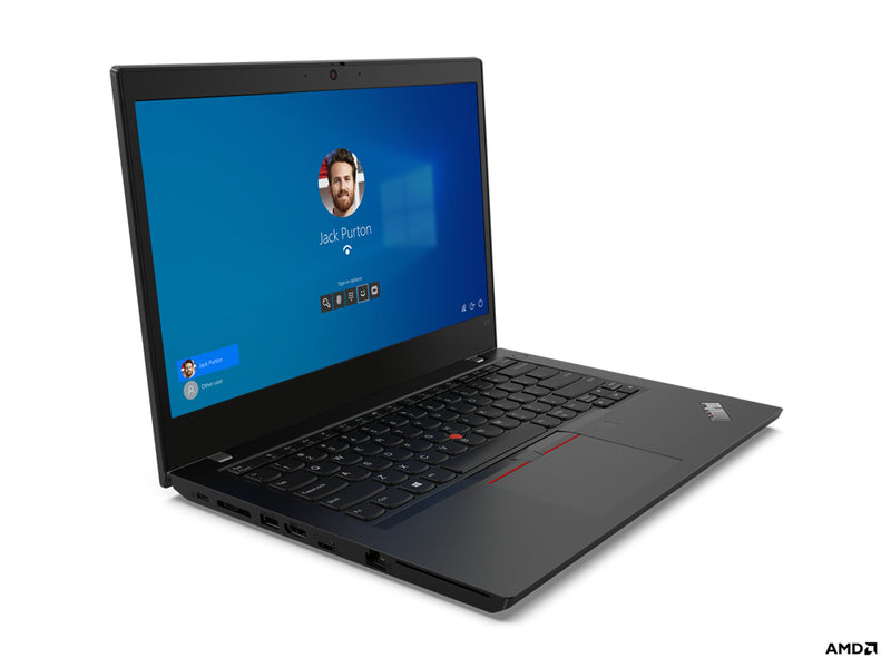 Lenovo ThinkPad L14 5650U Notebook 35.6 cm (14") Touchscreen Full HD AMD Ryzen™ 5 PRO 16 GB DDR4-SDRAM 512 GB SSD Wi-Fi 6 (802.11ax) Windows 10 Pro Black