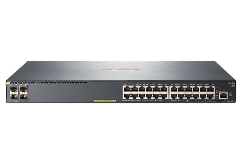 Aruba, a Hewlett Packard Enterprise company Aruba 2540 24G PoE+ 4SFP+ Managed L2 Gigabit Ethernet (10/100/1000) Gray 1U Power over Ethernet (PoE)