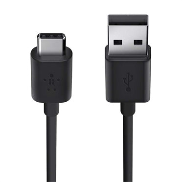 Belkin USB-A - USB-C, 1.8m USB cable USB 2.0 USB A USB C Black