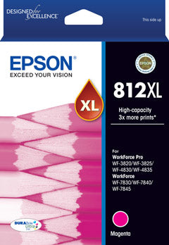Epson 812XL ink cartridge 1 pc(s) Original High (XL) Yield Magenta