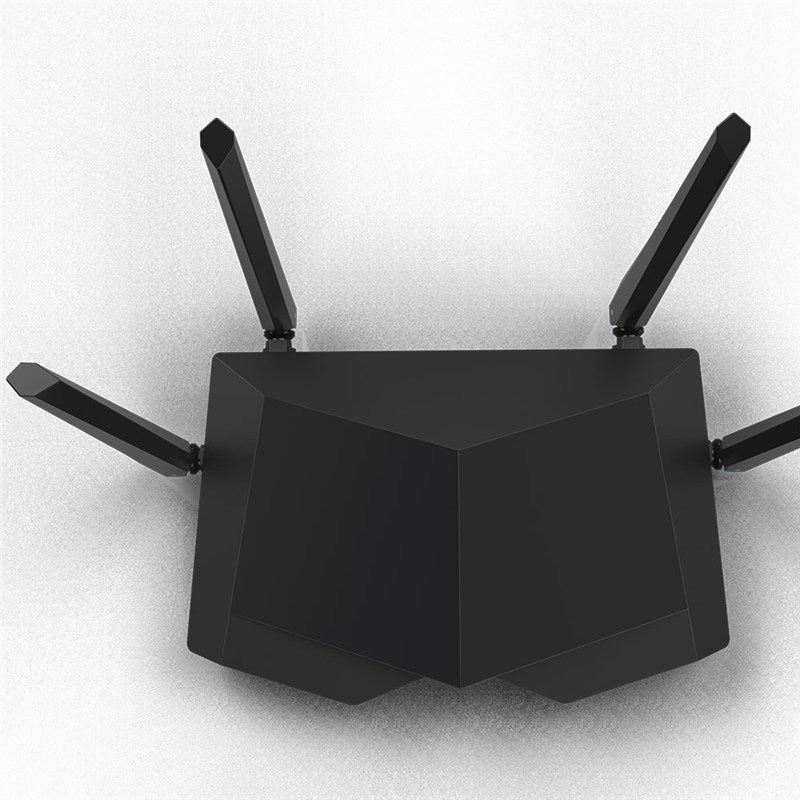Tenda AC6 wireless router Fast Ethernet Dual-band (2.4 GHz / 5 GHz) 4G Black