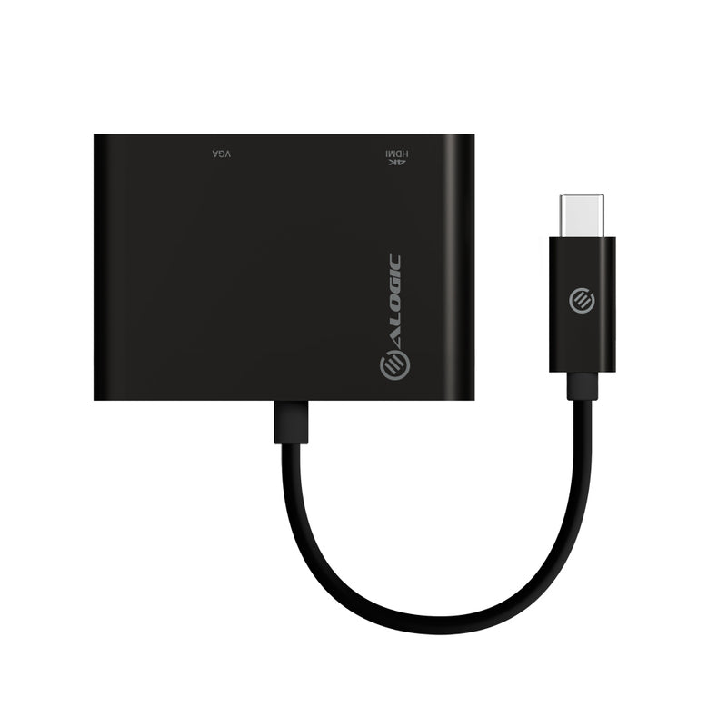 MISC ALOGIC 2-in-1 USB-C to HDMI VGA Adapter - Male to 2-Female