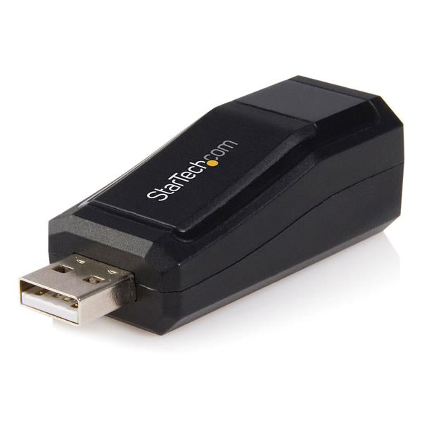 StarTech Compact Black USB 2.0 to 10/100 Mbps Ethernet Network Adapter