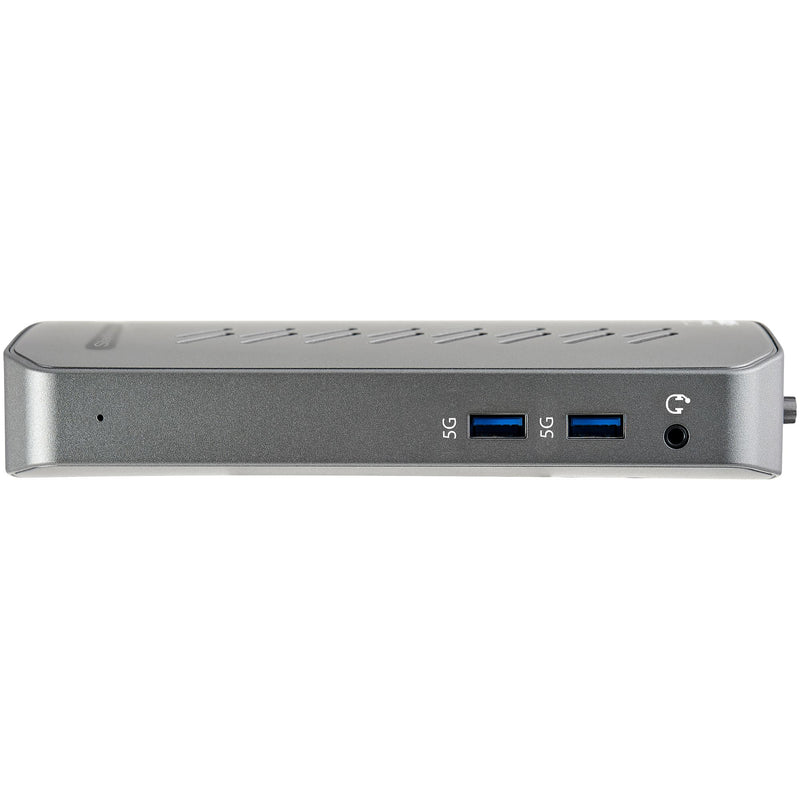 StarTech USB-C USB-A Dock - Hybrid Universal USB 3.0 Docking Station for USB-C or USB-A Laptop - Dual Monitor 4K 60Hz HDMI/DisplayPort - 6x USB-A, GbE - USB 3.1/3.2 Gen 1 - Windows/Mac