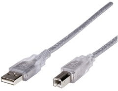 Astrotek 3m USB A/B Cable USB cable USB B Transparent
