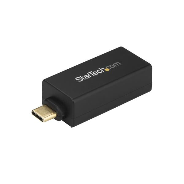 StarTech USB C to Gigabit Ethernet Adapter - 1Gbps NIC USB 3.0/USB 3.1 Type C Network Adapter - 1GbE USB-C to RJ45/LAN Port Thunderbolt 3 Suitable Windows MacBook Pro Chromebook